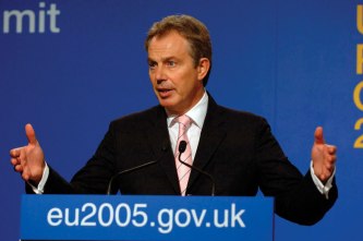 Tony Blair, 2005 (© Crown copyright/Andy Paradise)
