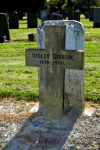 Violet Gibson's tombstone