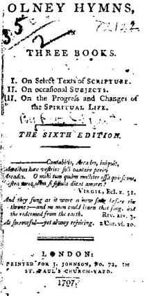 Olney Hymns, 1797 London edition