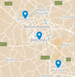 Milton Keynes area (Google Maps 2022)