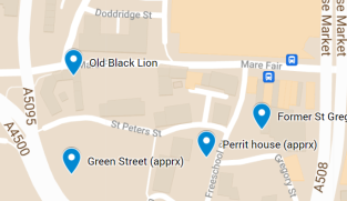 Old Black Lion neighborhood (Google Maps 2022)